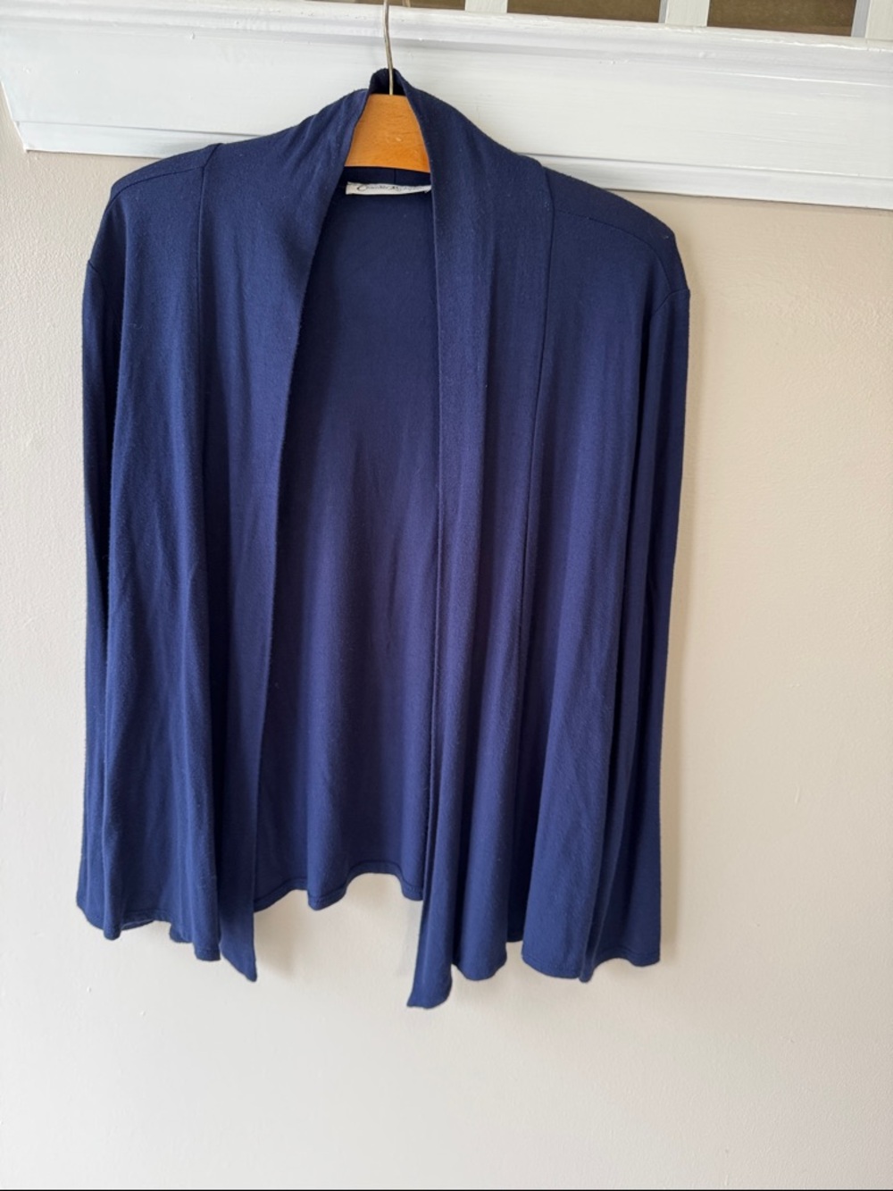 Bundle of Three Open-Front Cardigan Sweater - Mauve, Navy & Black - Picture 6 of 11